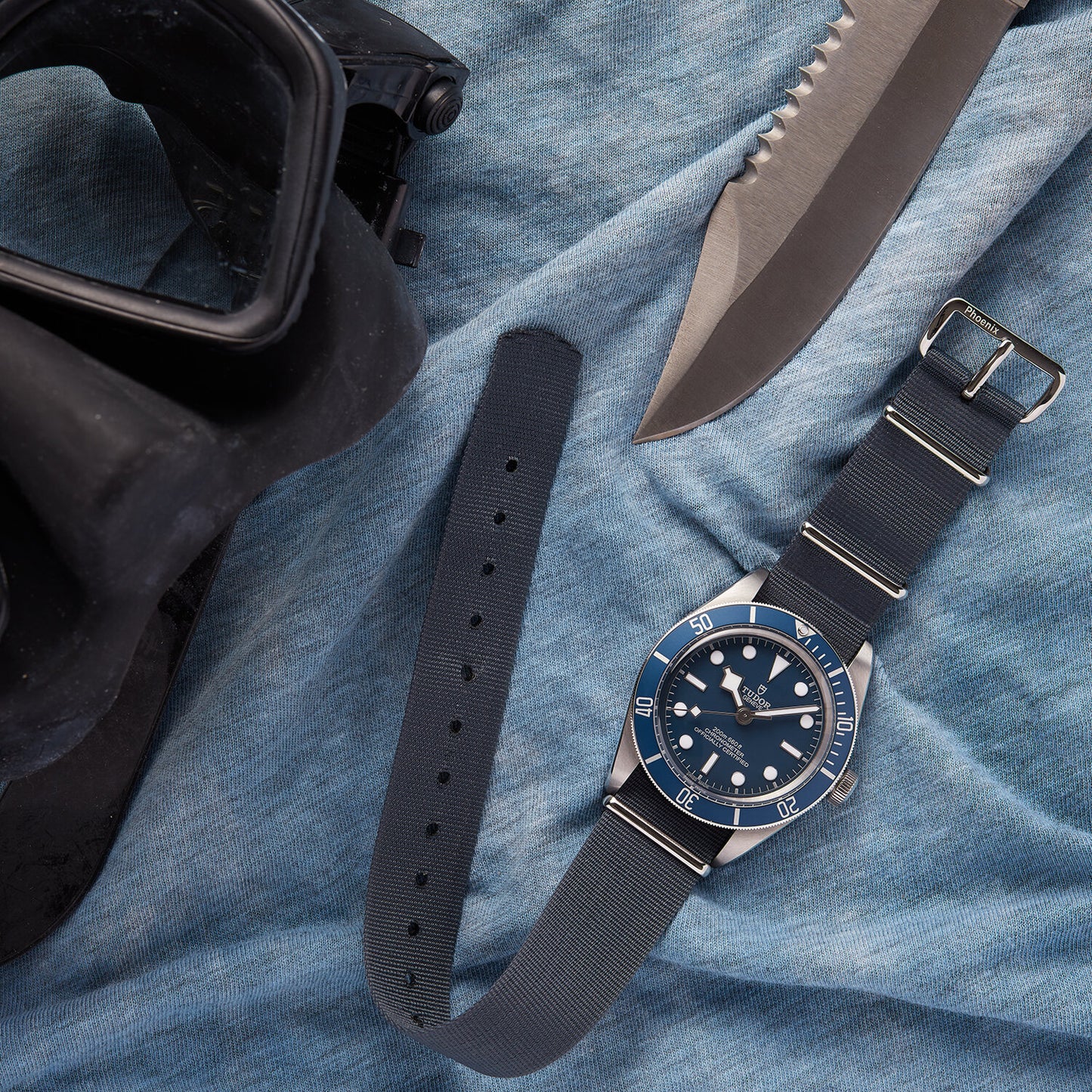 Phoenix Admrialty Grey Nylon Strap