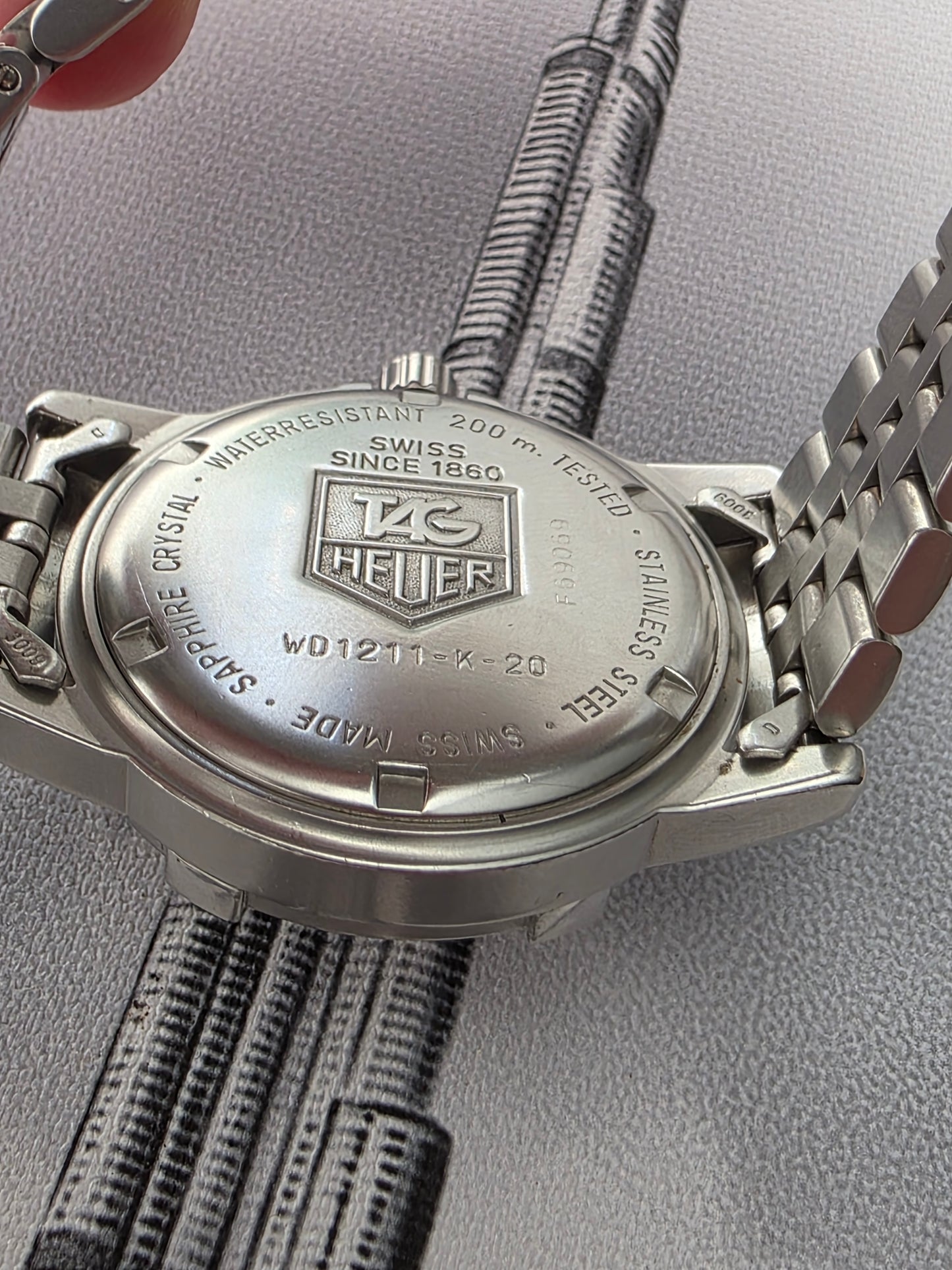 TAG Heuer Professional 1500 'Granite Dial' WD1211-K-20