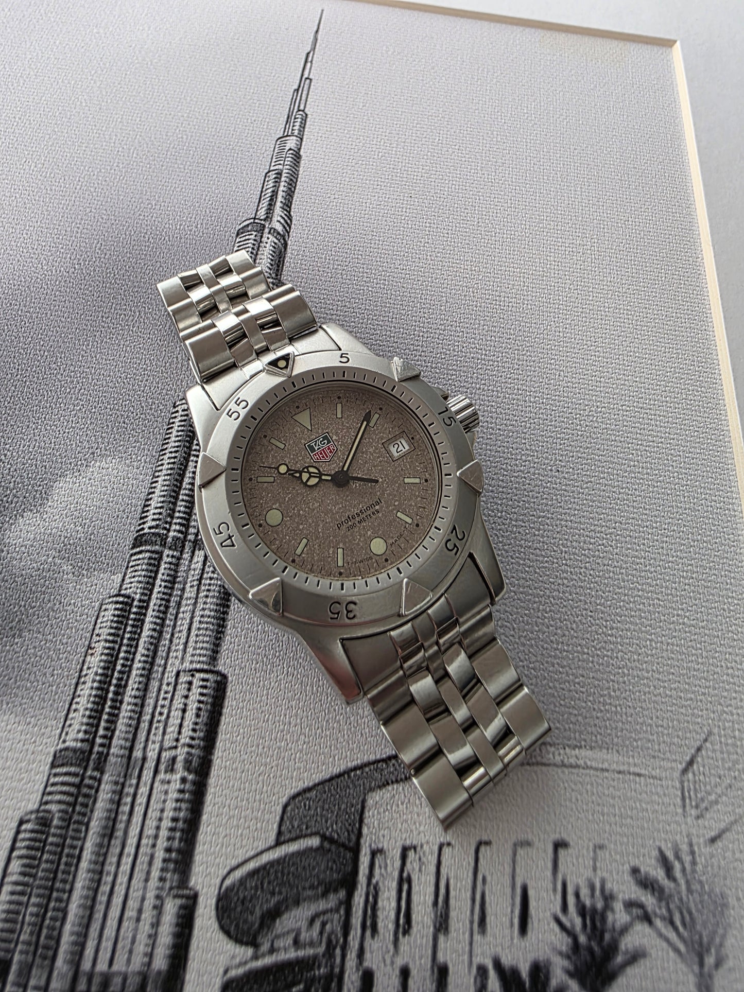 TAG Heuer Professional 1500 'Granite Dial' WD1211-K-20