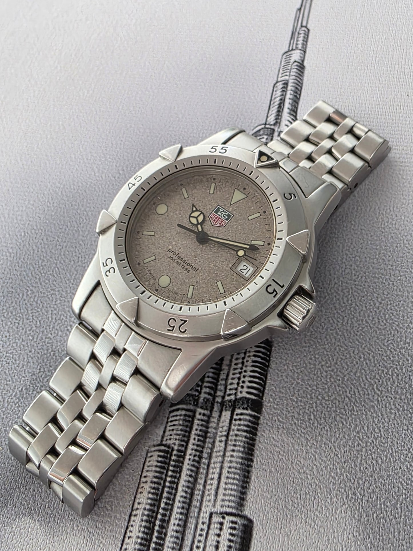 TAG Heuer Professional 1500 'Granite Dial' WD1211-K-20
