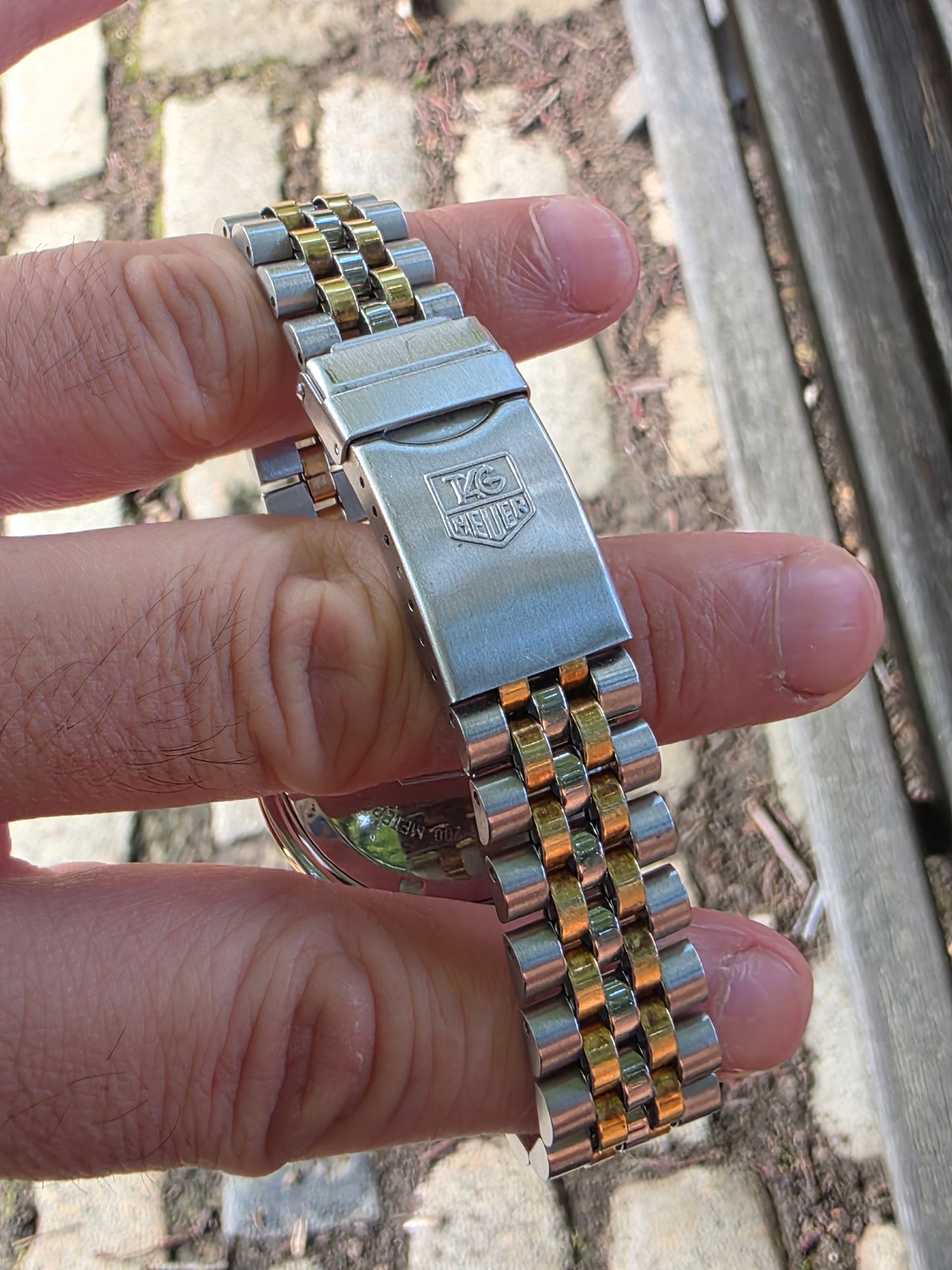 TAG Heuer Divers 1000 Quartz 38mm Watch 980.020N Two Tone Vintage